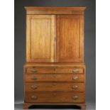 Federal style, pine secretary desk.