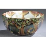 Wedgwood, "Fiddler in a Tree", lustre bowl.