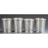 4 Mint Julep cups.