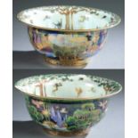 Pair of Wedgwood, "Woodland Elves", lustre bowls.