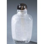 Crystal snuff bottle, c.1750-1860.