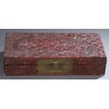 Chinese cinnabar lacquer box, 18th/19th c.