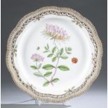 Royal Copenhagen "Flora Danica" charger, 20th c.