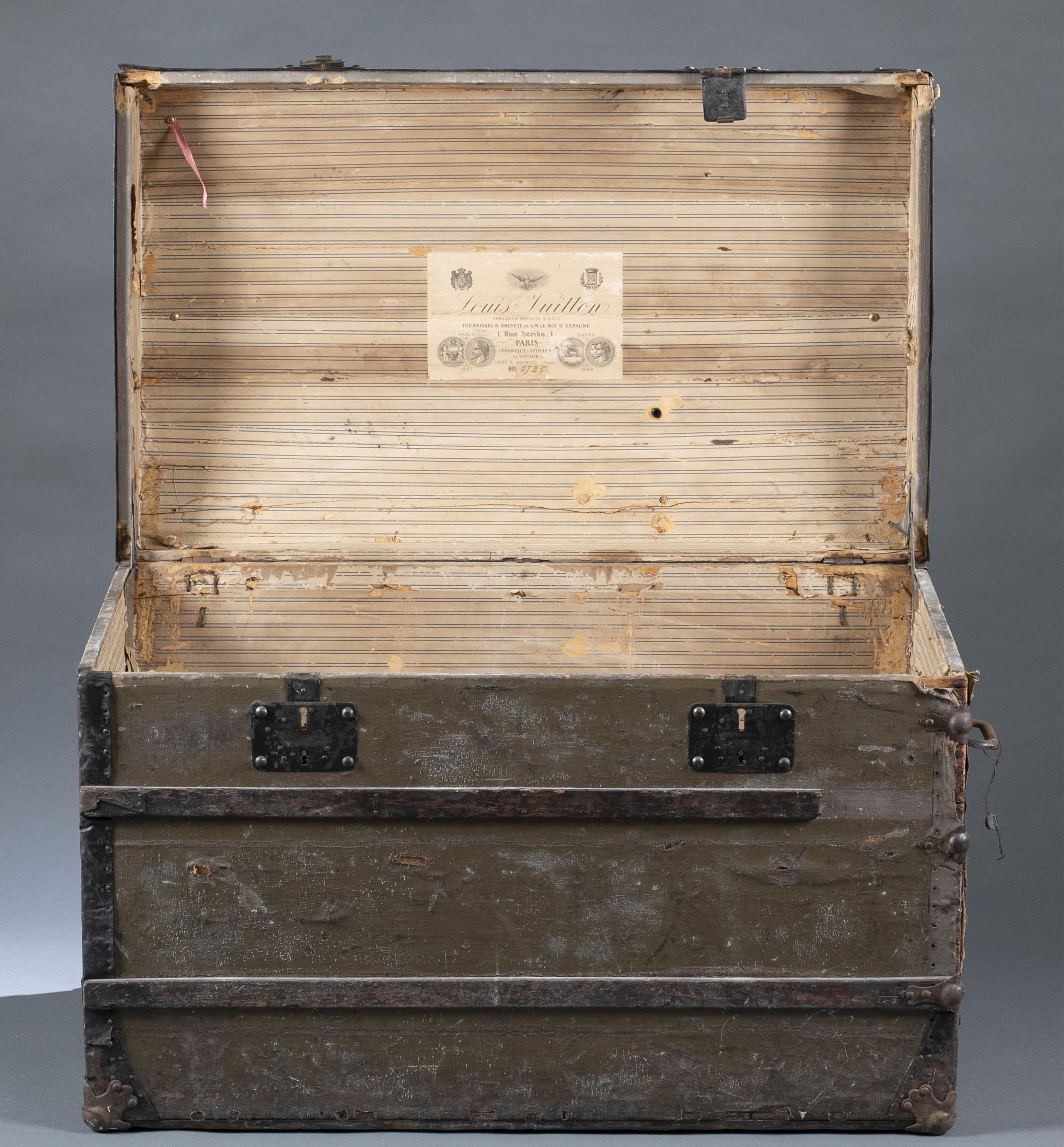 Louis Vuitton, "Trianon" trunk, 1860's. - Image 4 of 8