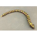 Jay Strongwater articulated snake.