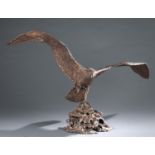 James K. Cook eagle bronze, 1988.