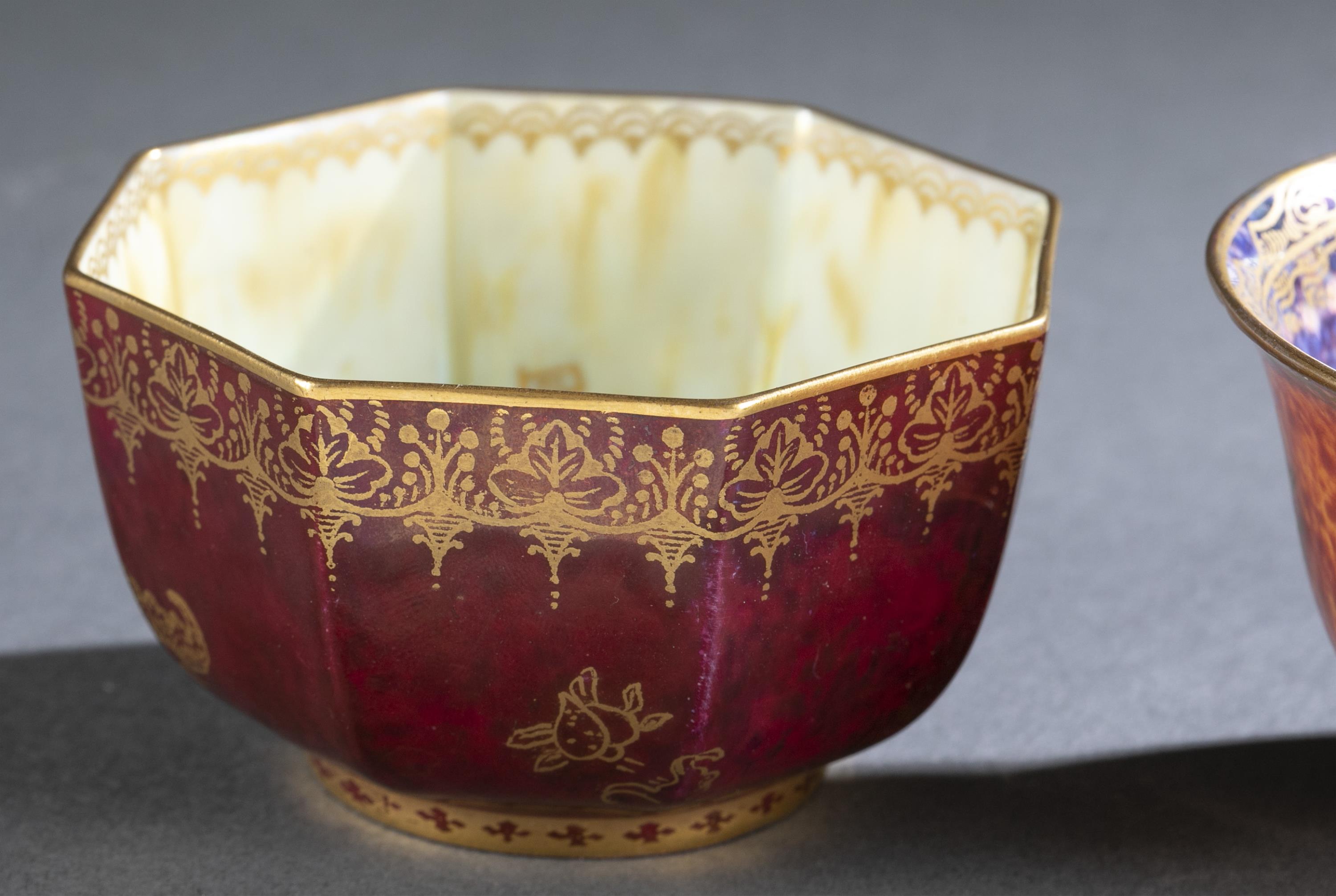 3 Wedgwood, lustre bowls. - Image 2 of 12