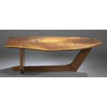 Nakashima style, walnut table.