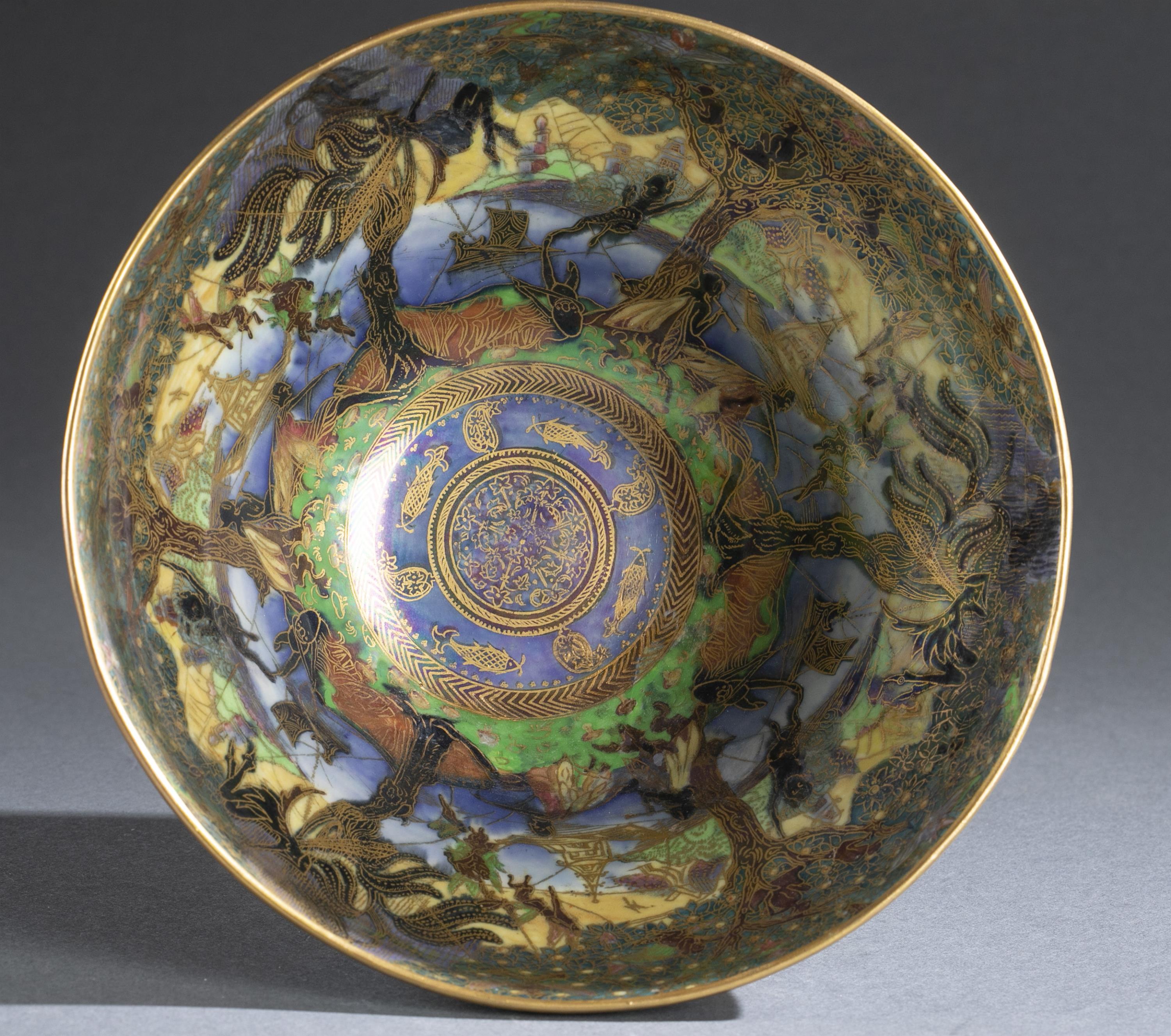 Wedgwood, "Garden of Paradise", lustre bowl. - Image 4 of 13