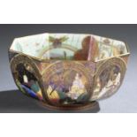 Wedgwood, "Gargoyles", lustre bowl.