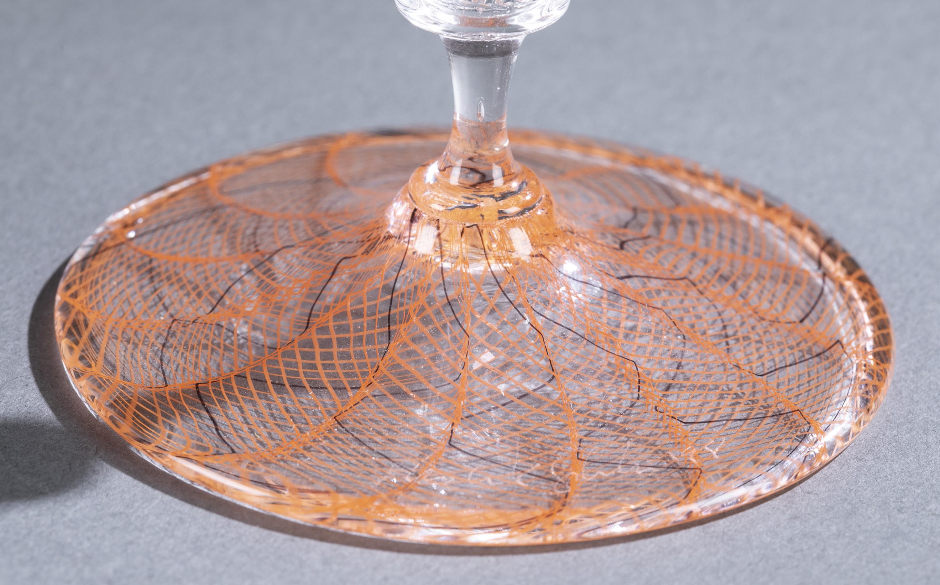 Filigrana glass tazza, 1998. - Image 3 of 6