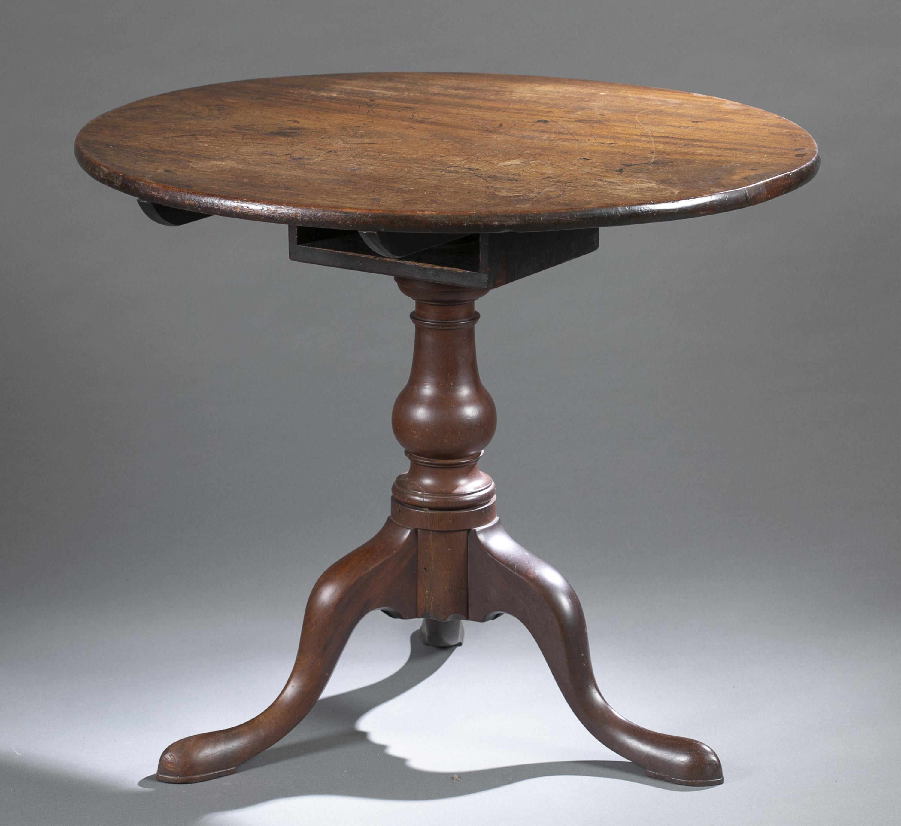 Chippendale style, tilt top table.