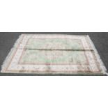 Persian Qum silk rug, 20th century.