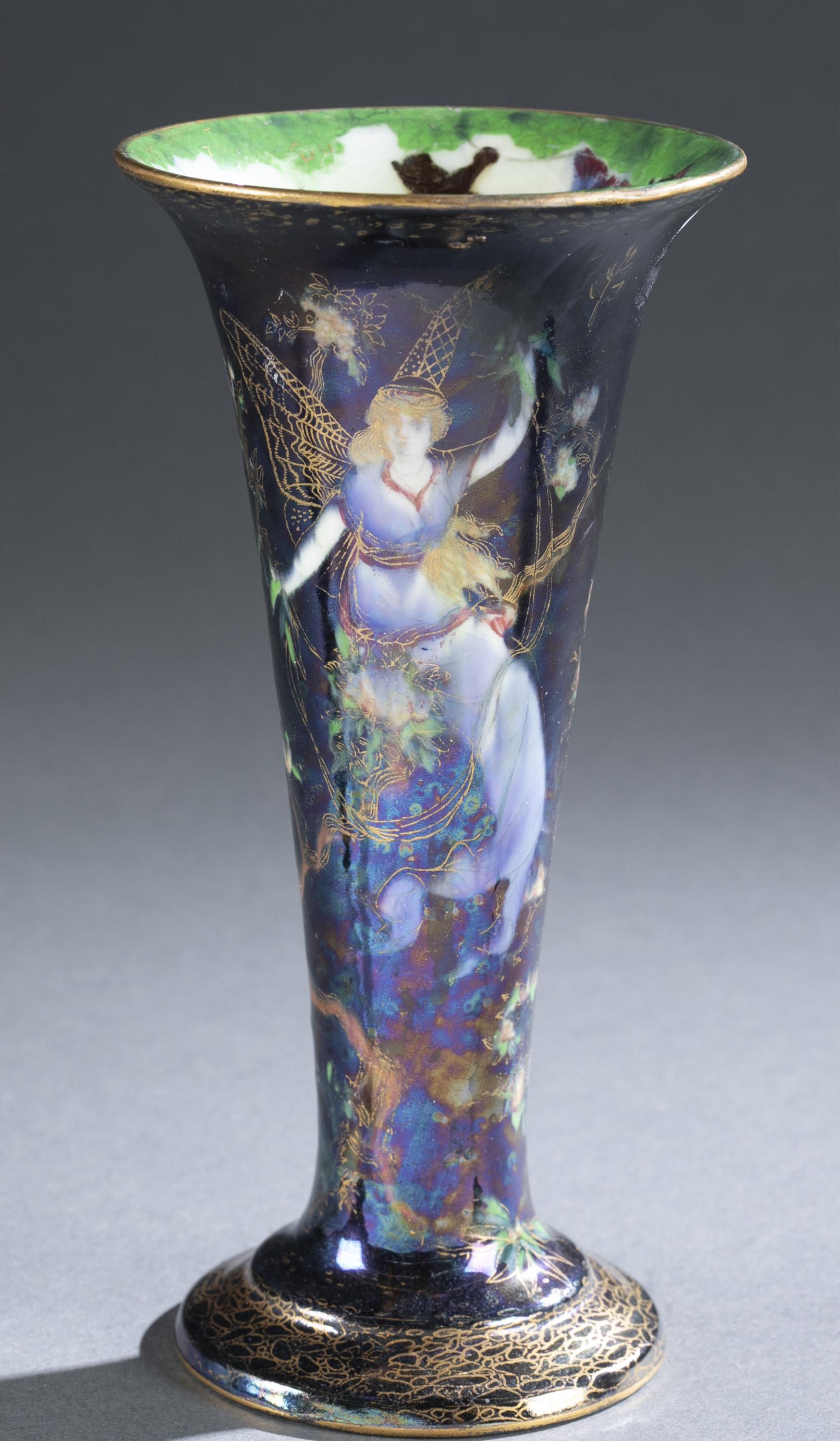 Wedgwood, "Butterfly Woman", lustre vase.