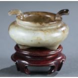 Small Chinese jade censer.