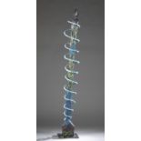 Christine Federighi "Spiral Growth" sculpture.
