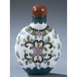 Cloisonne snuff bottle, c.1750-1850.