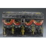 Pennsylvania Toleware keepsake box, 19th c.