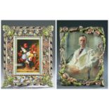 2 Jay Strongwater picture frames.