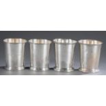 4 Poole & WEB, Mint Julep cups.