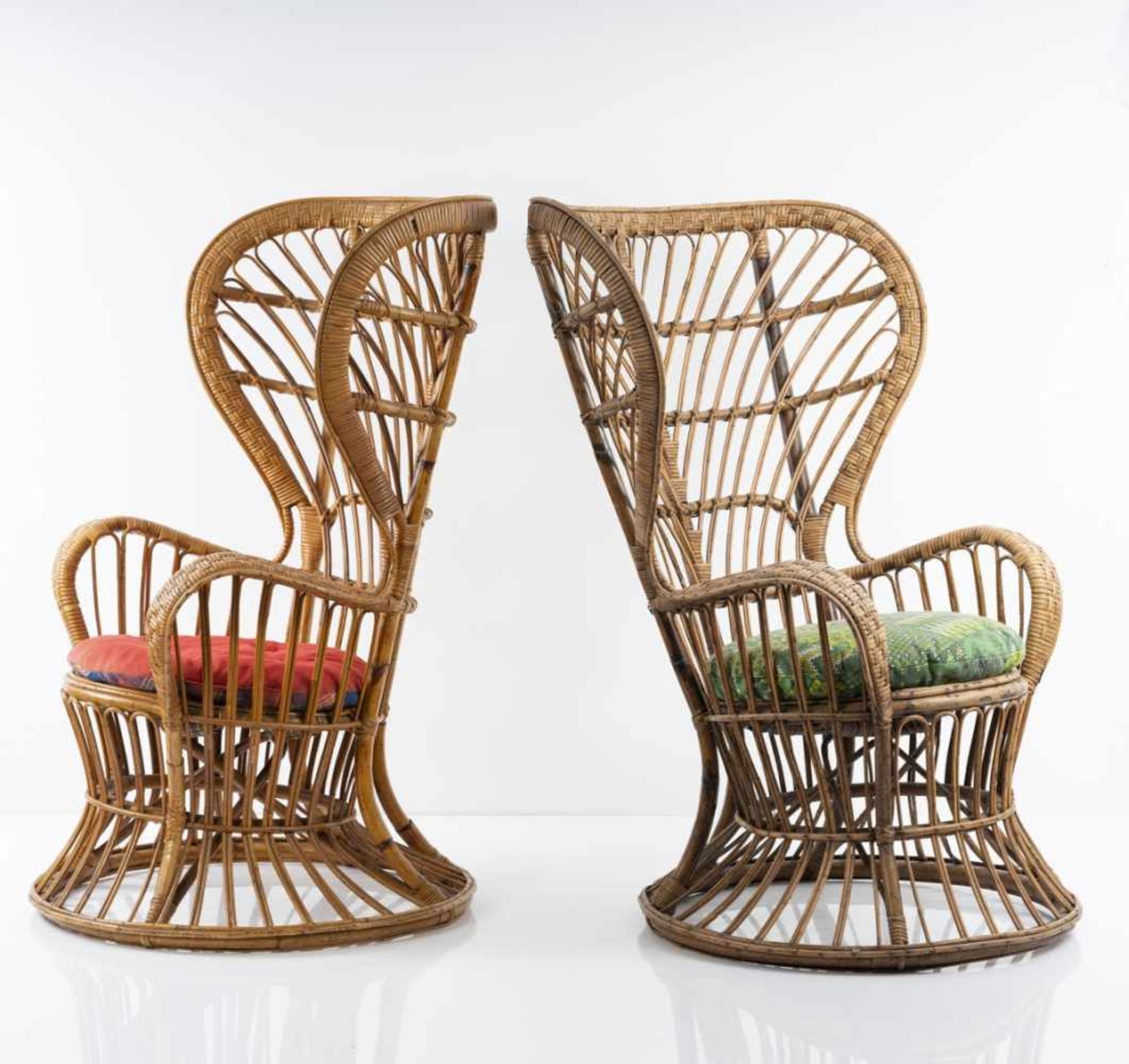 Gio Ponti, Two wicker chairs, c. 1950 - Bild 2 aus 7