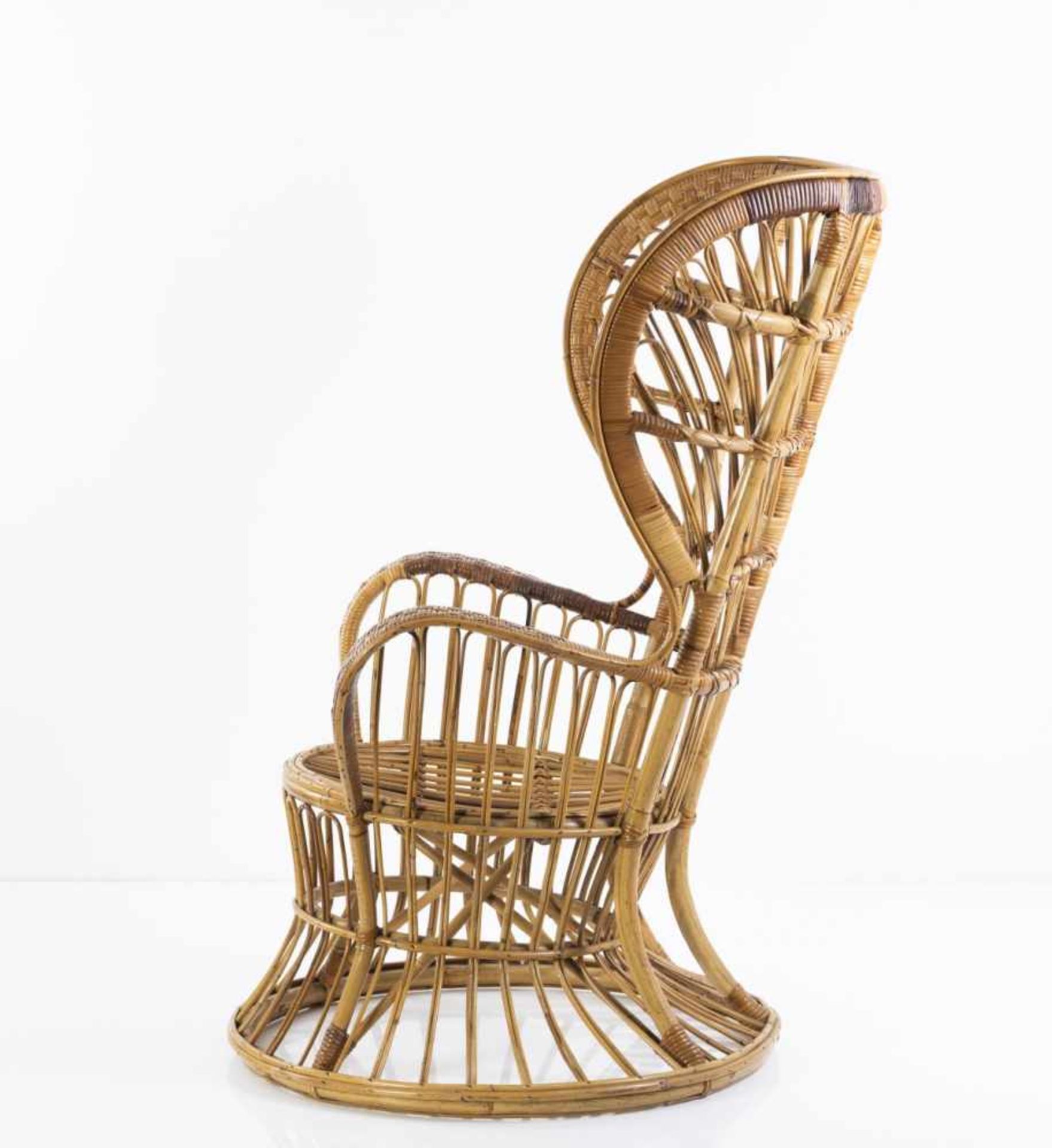 Gio Ponti, Wicker chair, c. 1950 - Bild 4 aus 7