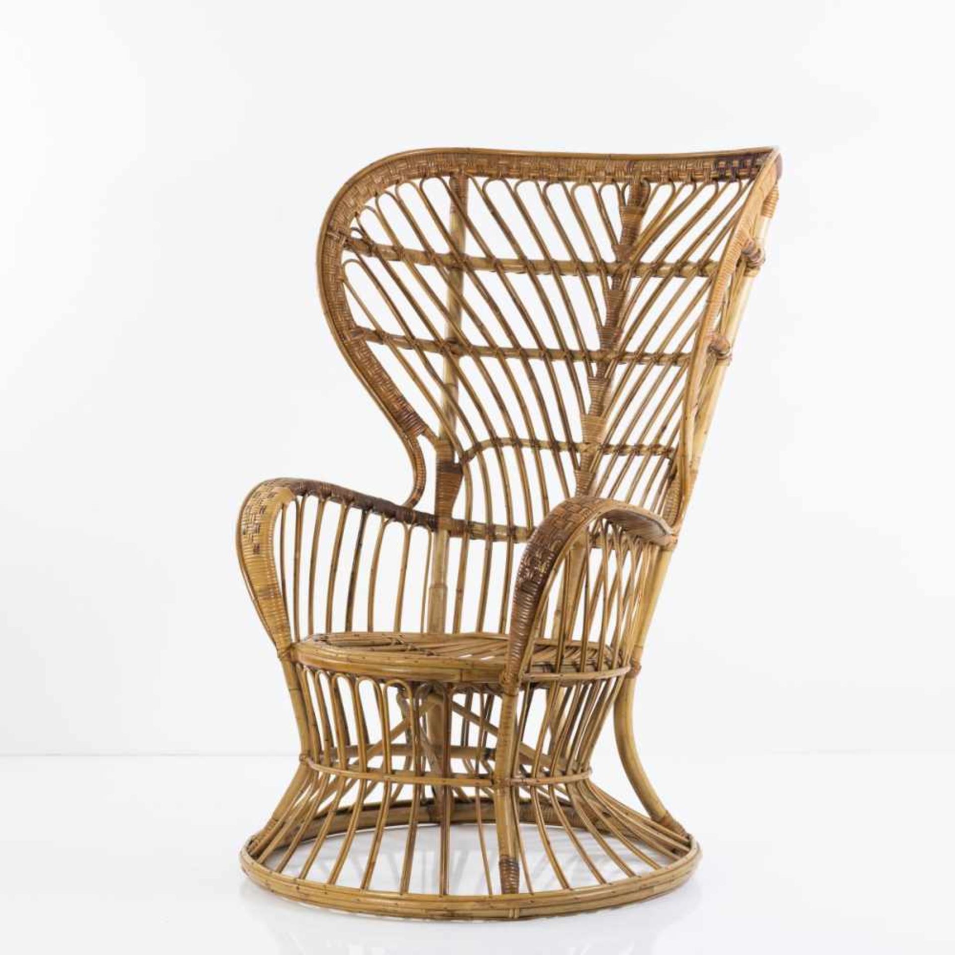 Gio Ponti, Wicker chair, c. 1950 - Bild 2 aus 7