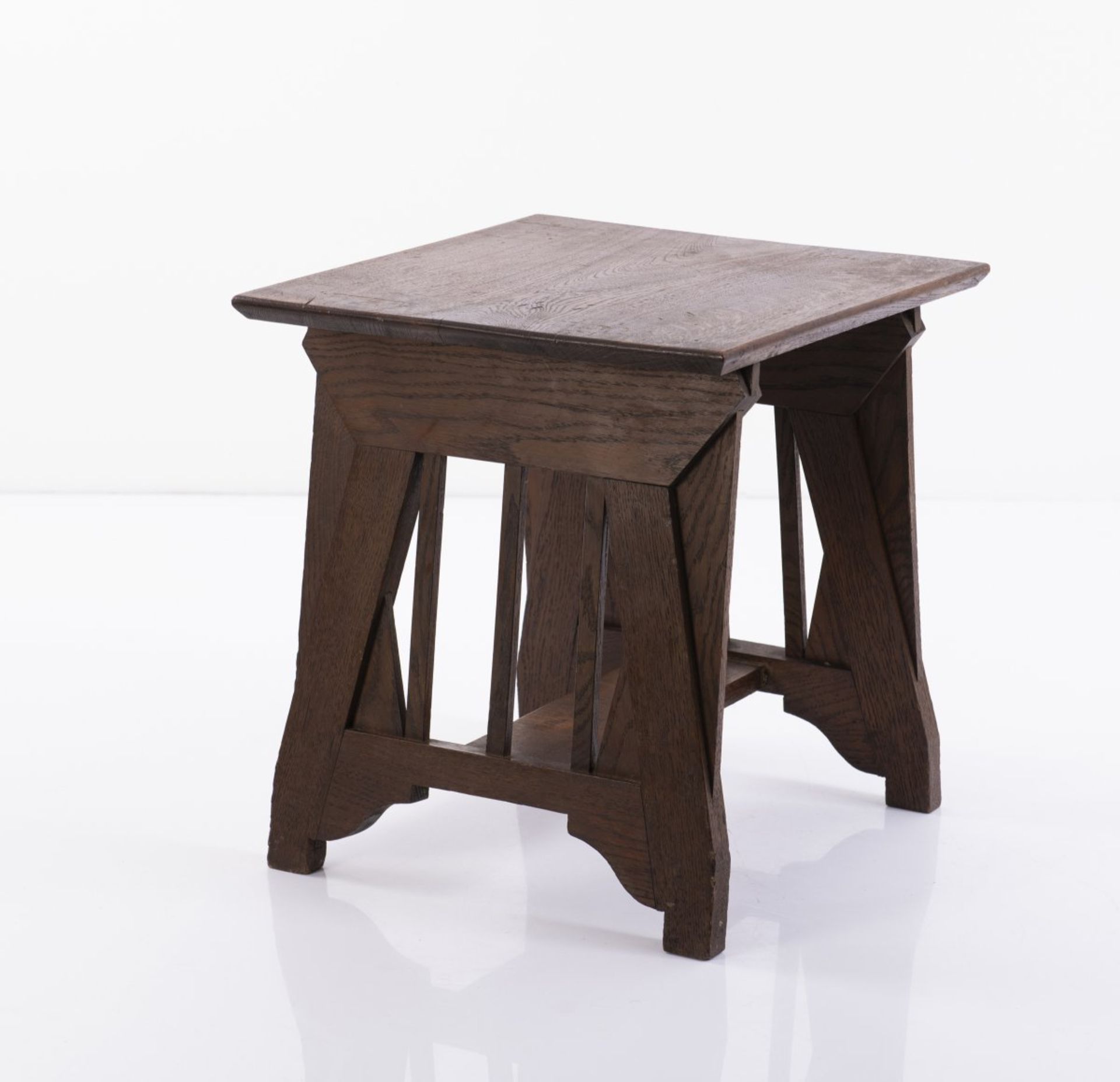 Worpswede (attr.), Side table / stool, c. 1900 - Bild 3 aus 4