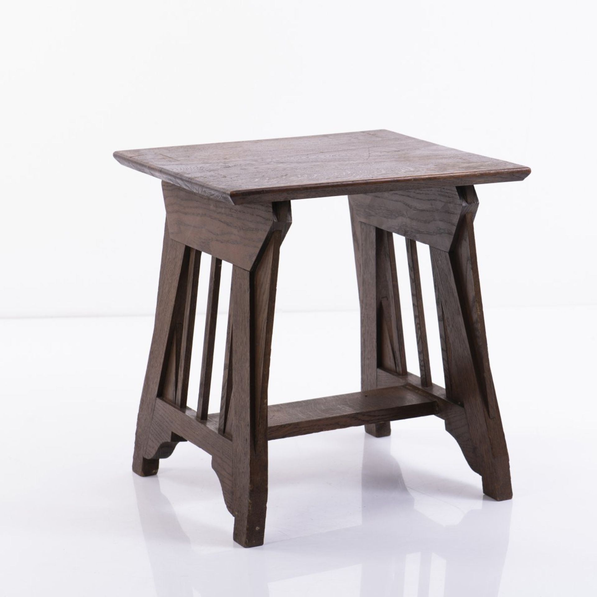 Worpswede (attr.), Side table / stool, c. 1900 - Bild 2 aus 4