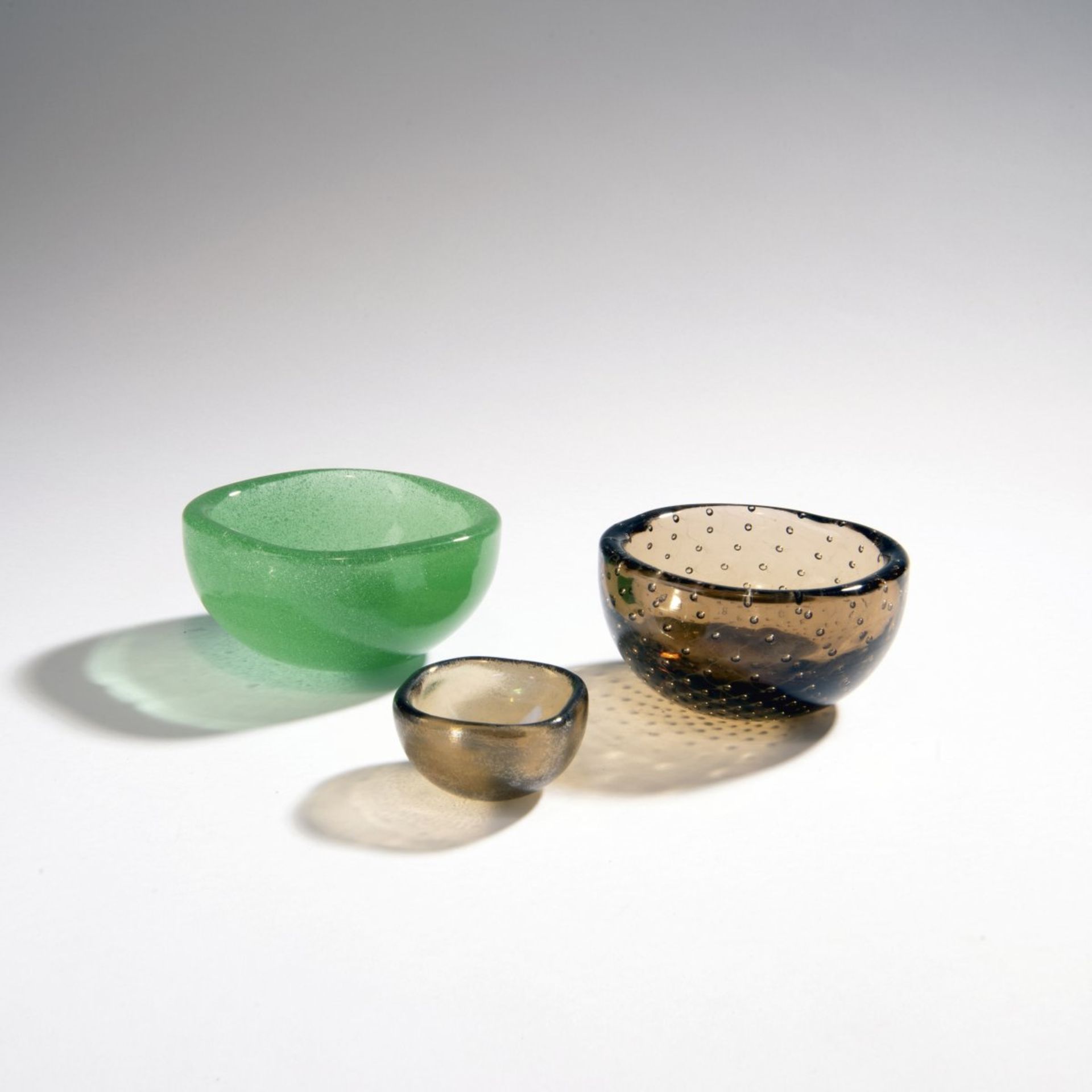 Carlo Scarpa, Three bowls, c. 1935-40