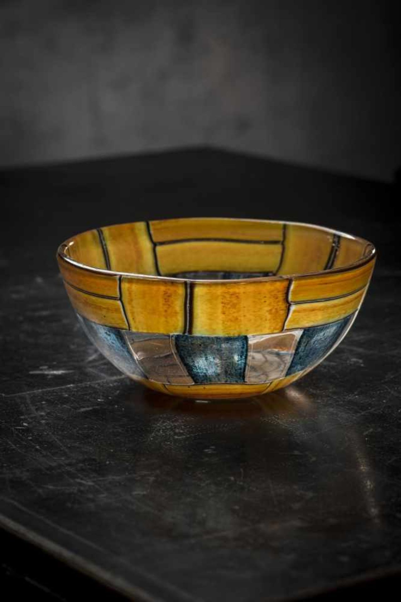 Ercole Barovier, 'Tessere ambra e blu' bowl, 1956 - Bild 2 aus 11