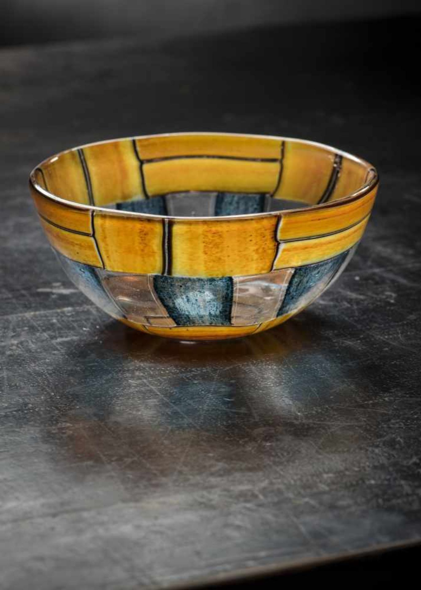 Ercole Barovier, 'Tessere ambra e blu' bowl, 1956 - Bild 8 aus 11