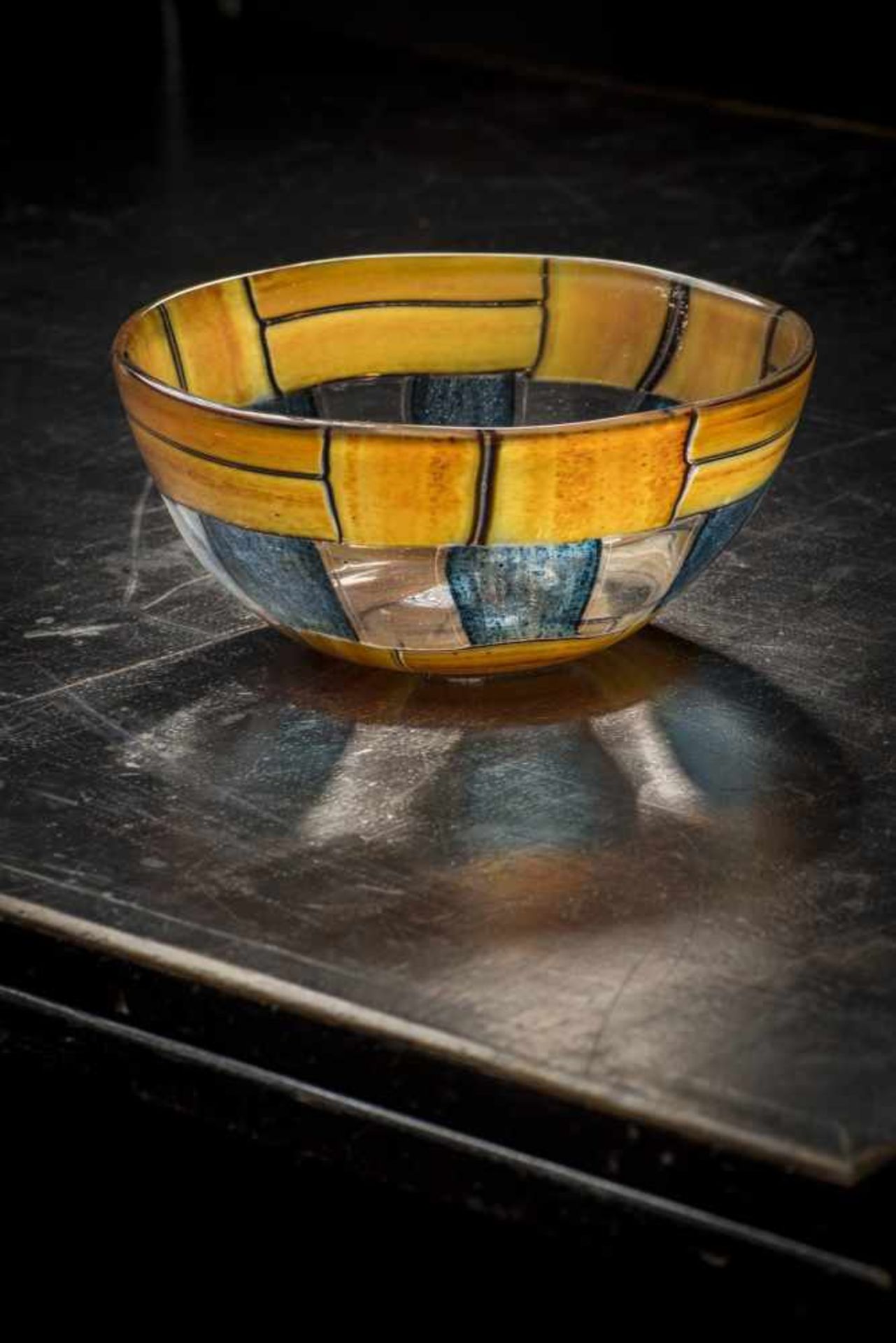 Ercole Barovier, 'Tessere ambra e blu' bowl, 1956 - Bild 9 aus 11