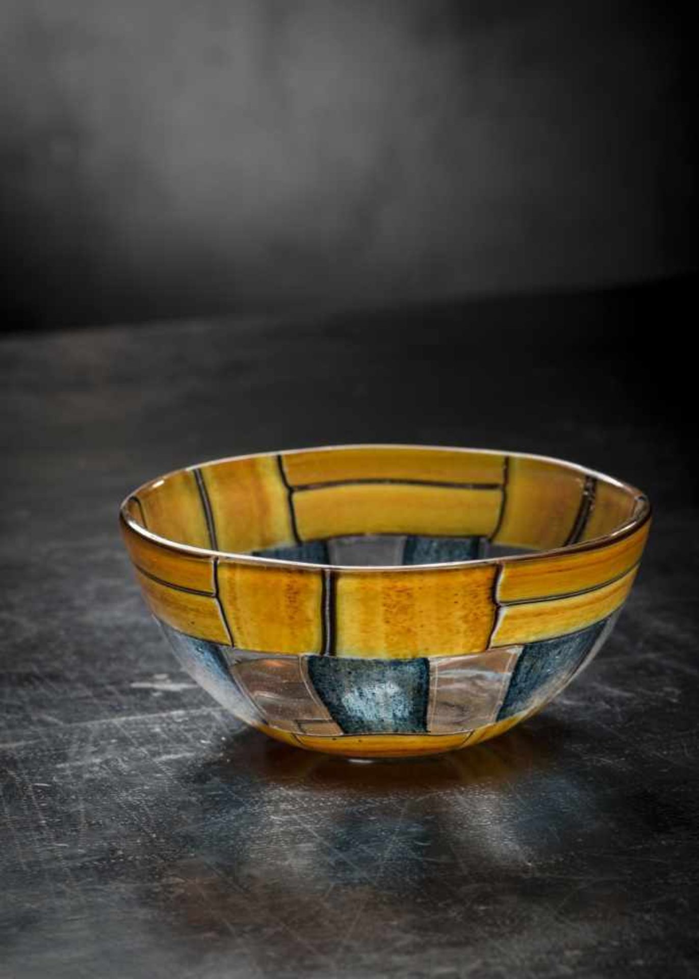 Ercole Barovier, 'Tessere ambra e blu' bowl, 1956 - Bild 7 aus 11