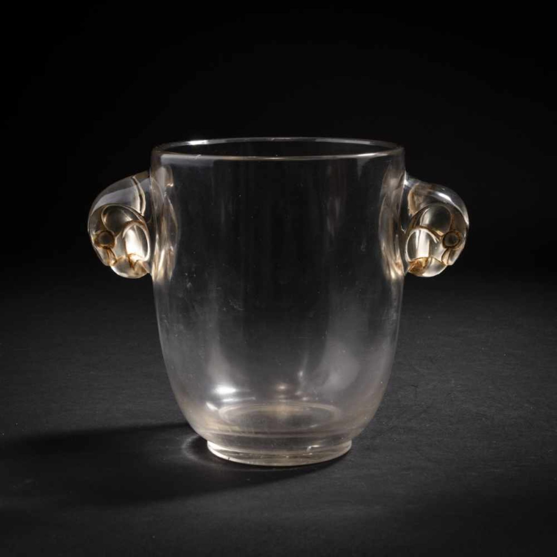René Lalique, 'Albert' vase, 1925'Albert' vase, 1925H. 17.3 cm. Clear, moulded glass, partially