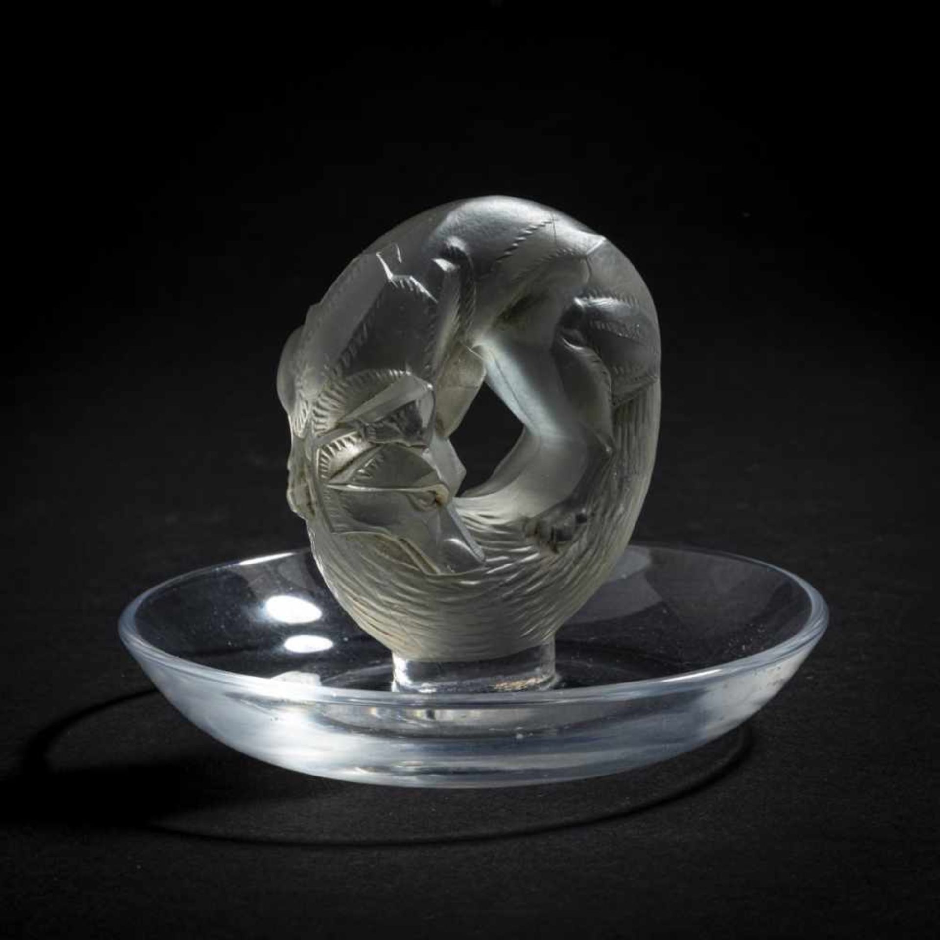 René Lalique; Marc Lalique, Four Ashtrays 'Dindon', 1925, 'Alaska', 1931, 'Muget', 1931, 'Remy - Bild 4 aus 7