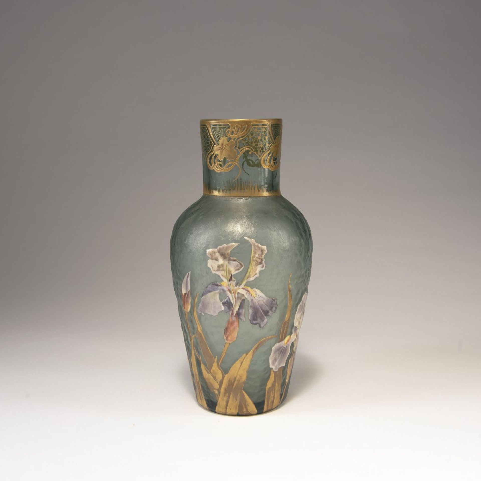 Legras & Cie., Saint-Denis, Vase 'Iris', c. 1900