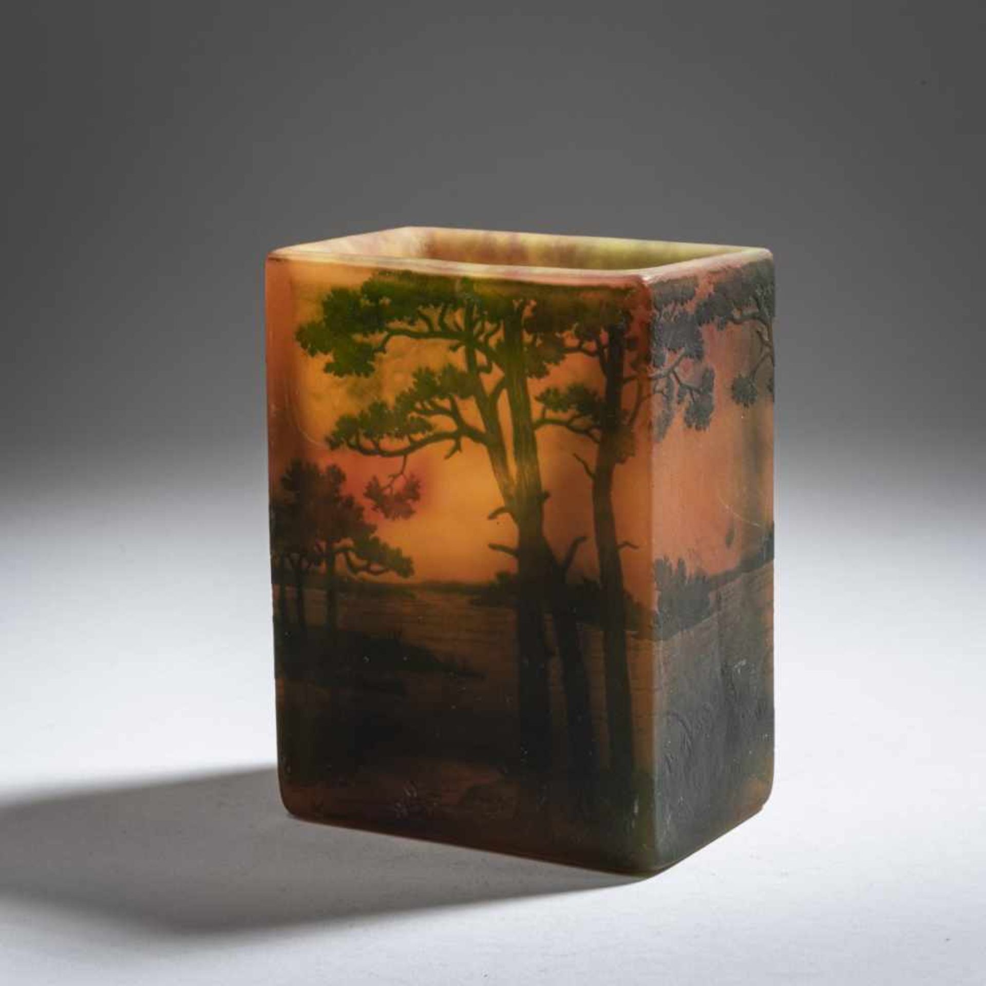 Daum Frères, Nancy, Vase 'Paysage lacustre', 1905-10 - Bild 4 aus 5