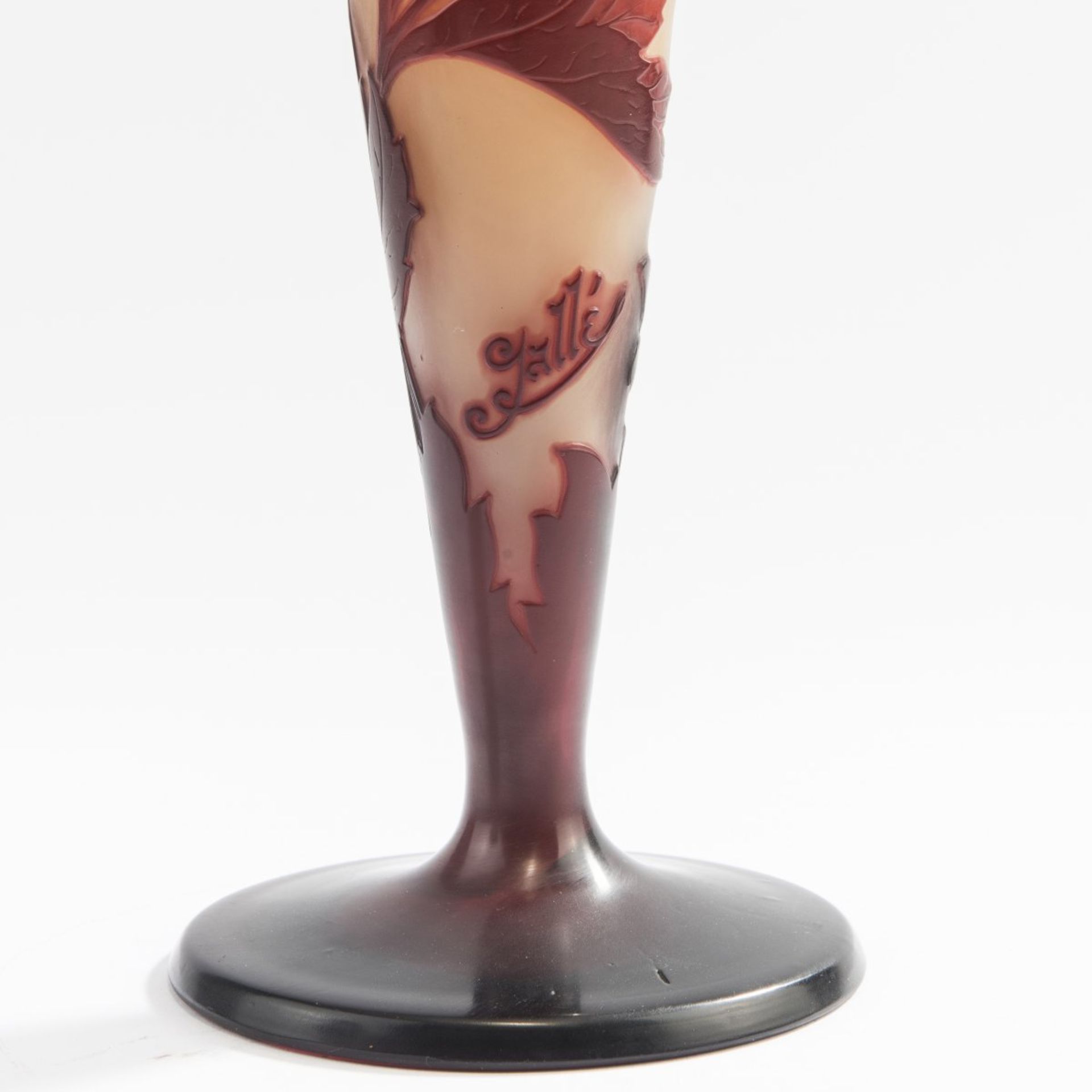 Etablissements Galle, Nancy, Vase 'Coeur de Jeanette', 1920s - Bild 2 aus 4