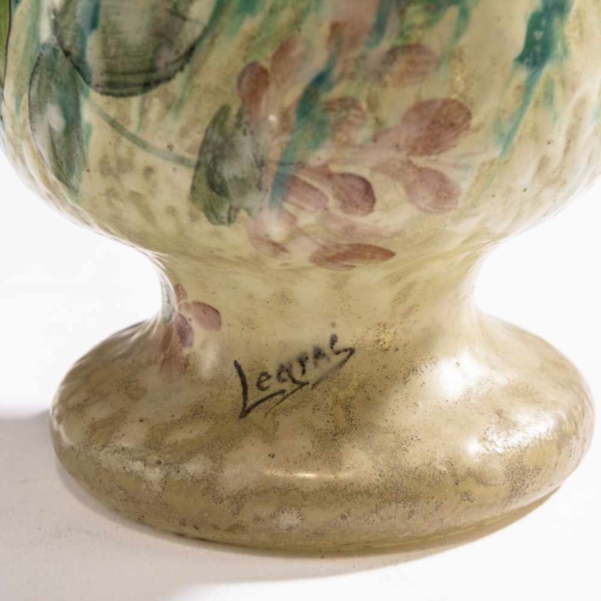 Legras & Cie., Saint-Denis , Vase, 1920s - Bild 5 aus 5