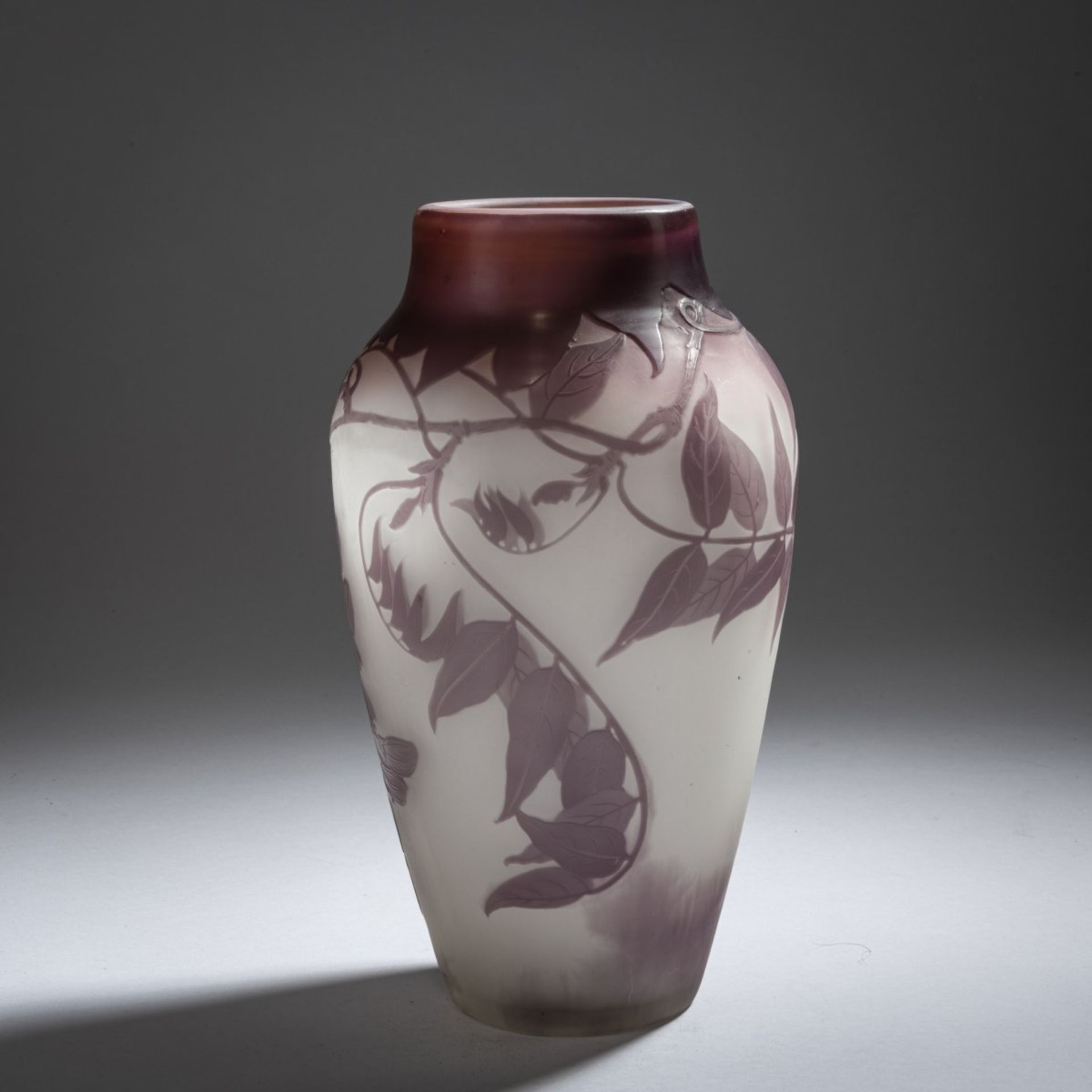 Etablissements Gallé, Nancy, Vase 'Glycines', 1905-08 - Bild 2 aus 5