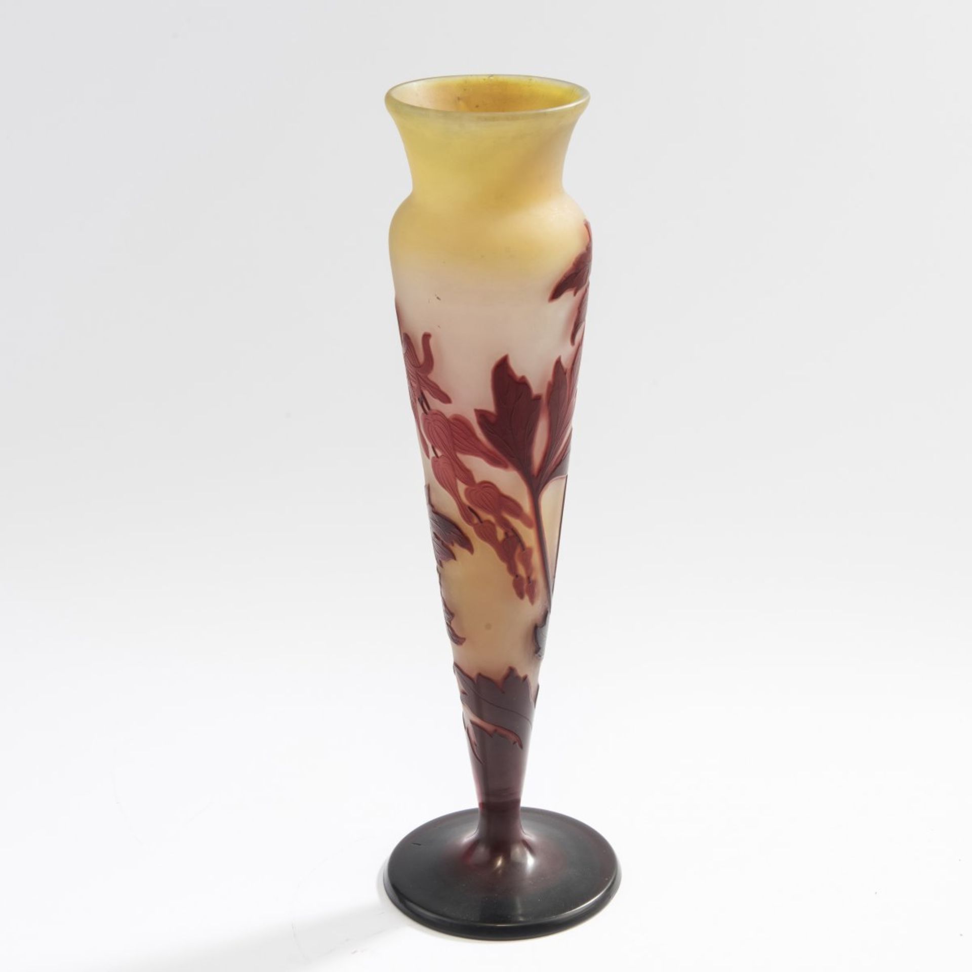 Etablissements Galle, Nancy, Vase 'Coeur de Jeanette', 1920s - Bild 3 aus 4