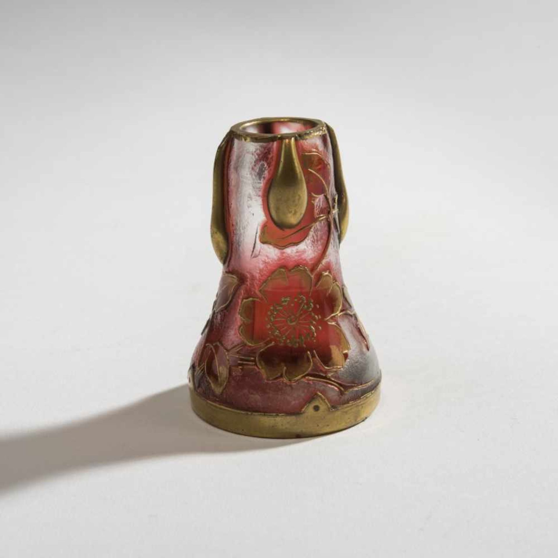 Legras & Cie., Saint-Denis, Miniature vase 'Pommiers', c. 1900