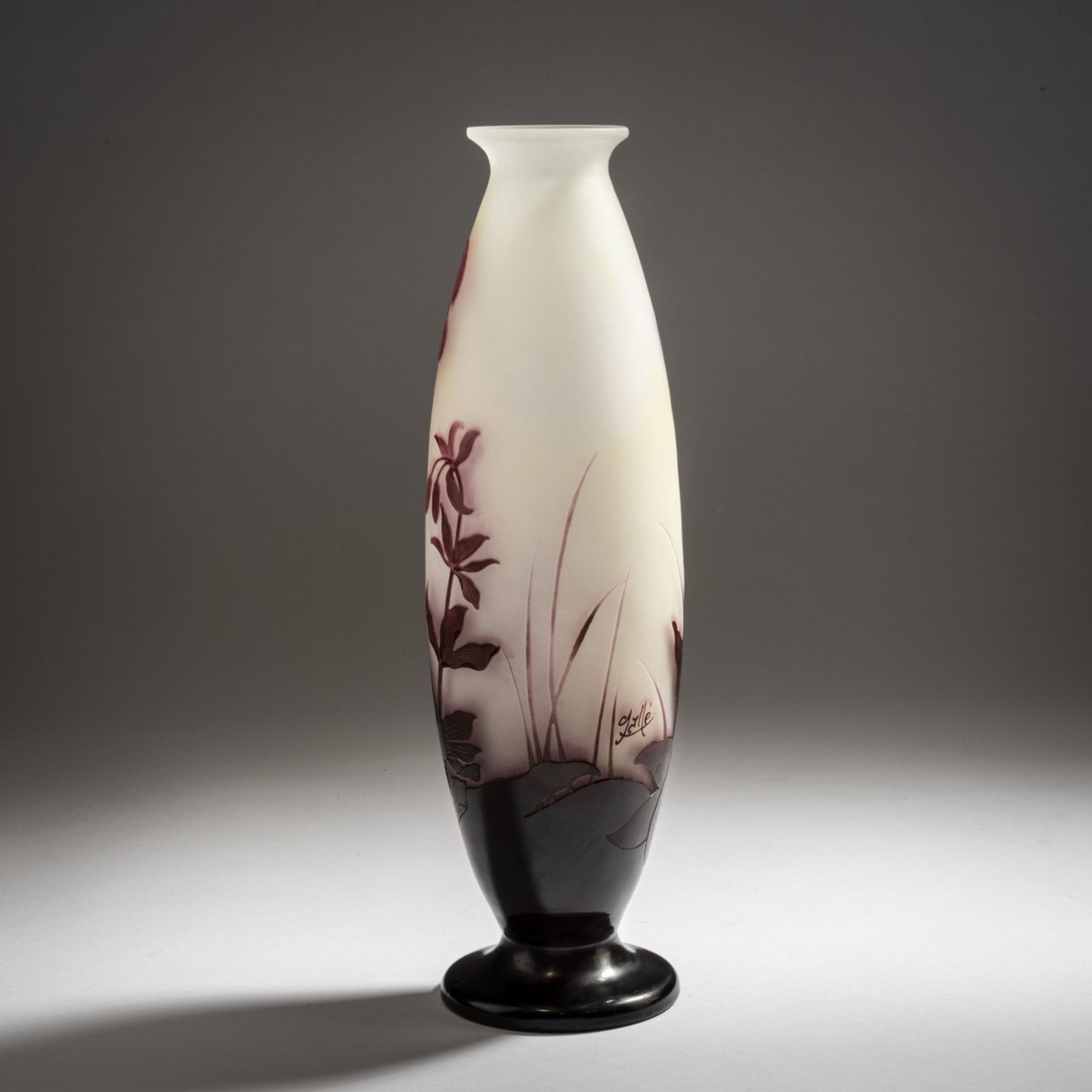 Etablissements Gallé, Nancy, Vase 'Lys tigré', 1908-14