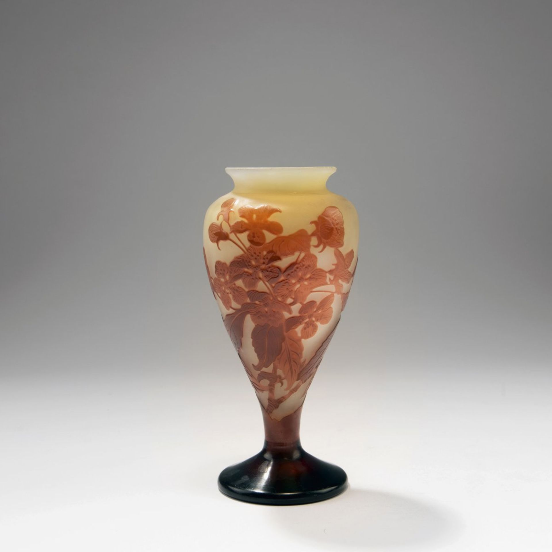 Etablissements Gallé, Nancy, 'Fleurs de cerisier' vase, 1908-18