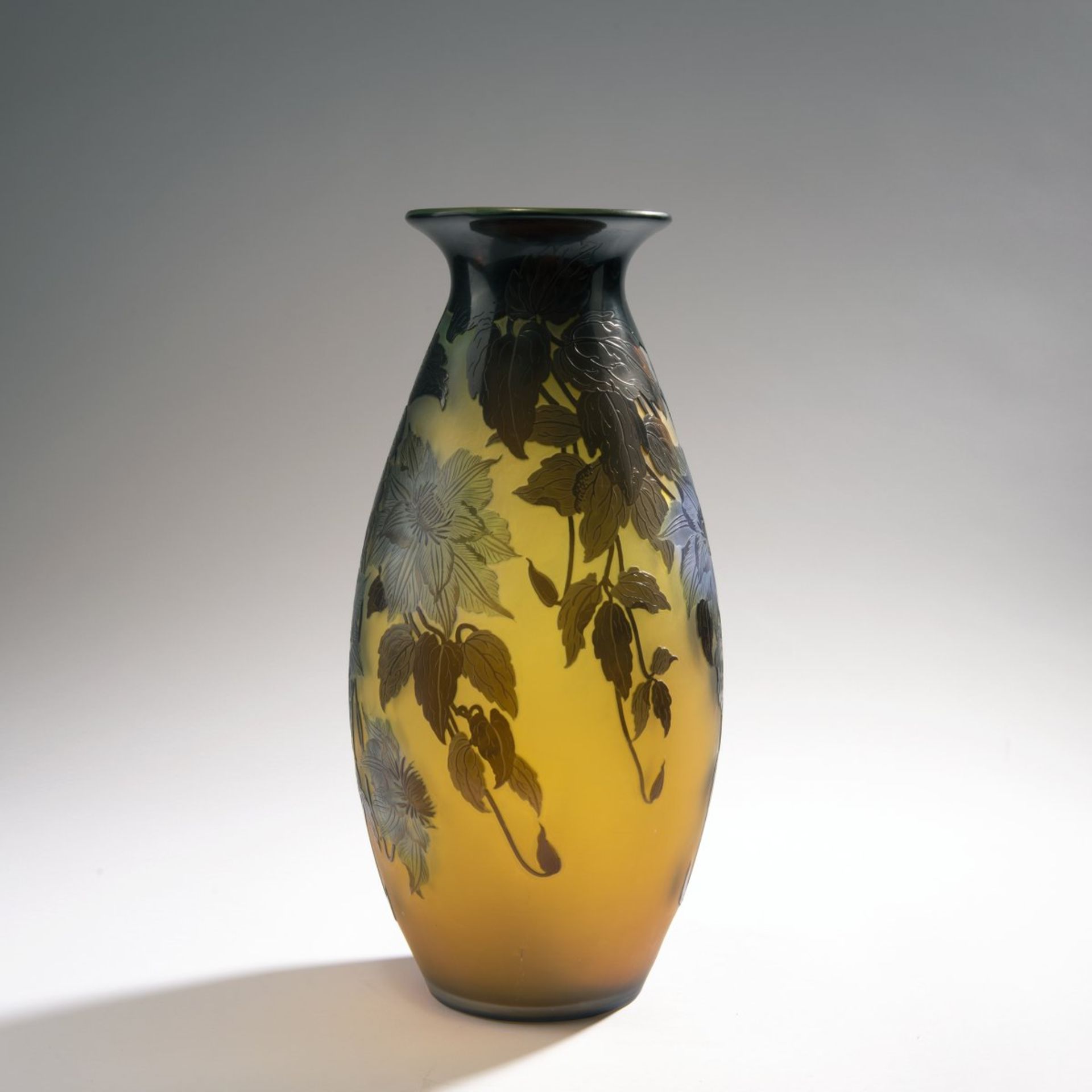 Etablissements Gallé, Nancy, Vase 'Clématites', 1920s - Bild 2 aus 4