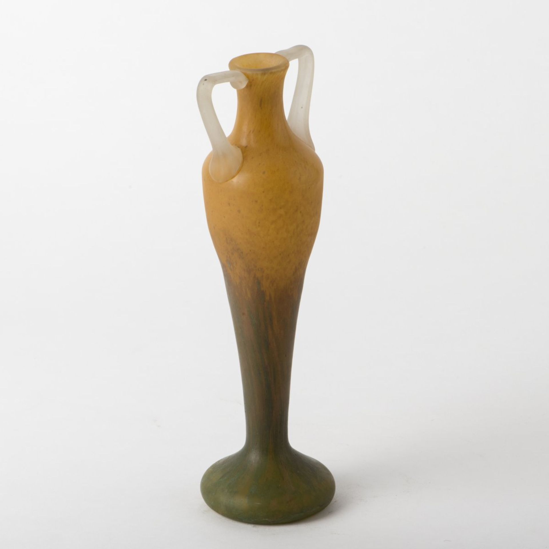 Daum Frères, Nancy, Vase with handles, c1910 - Bild 2 aus 3