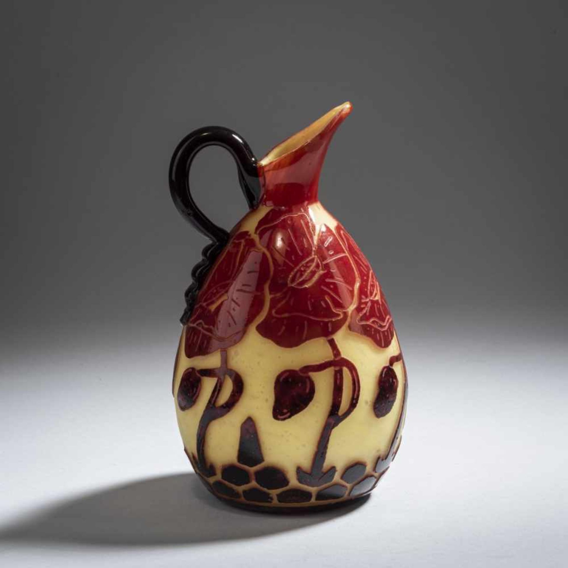 Schneider, Epinay-sur-Seine, Small pitcher 'Pavots', 1923-26