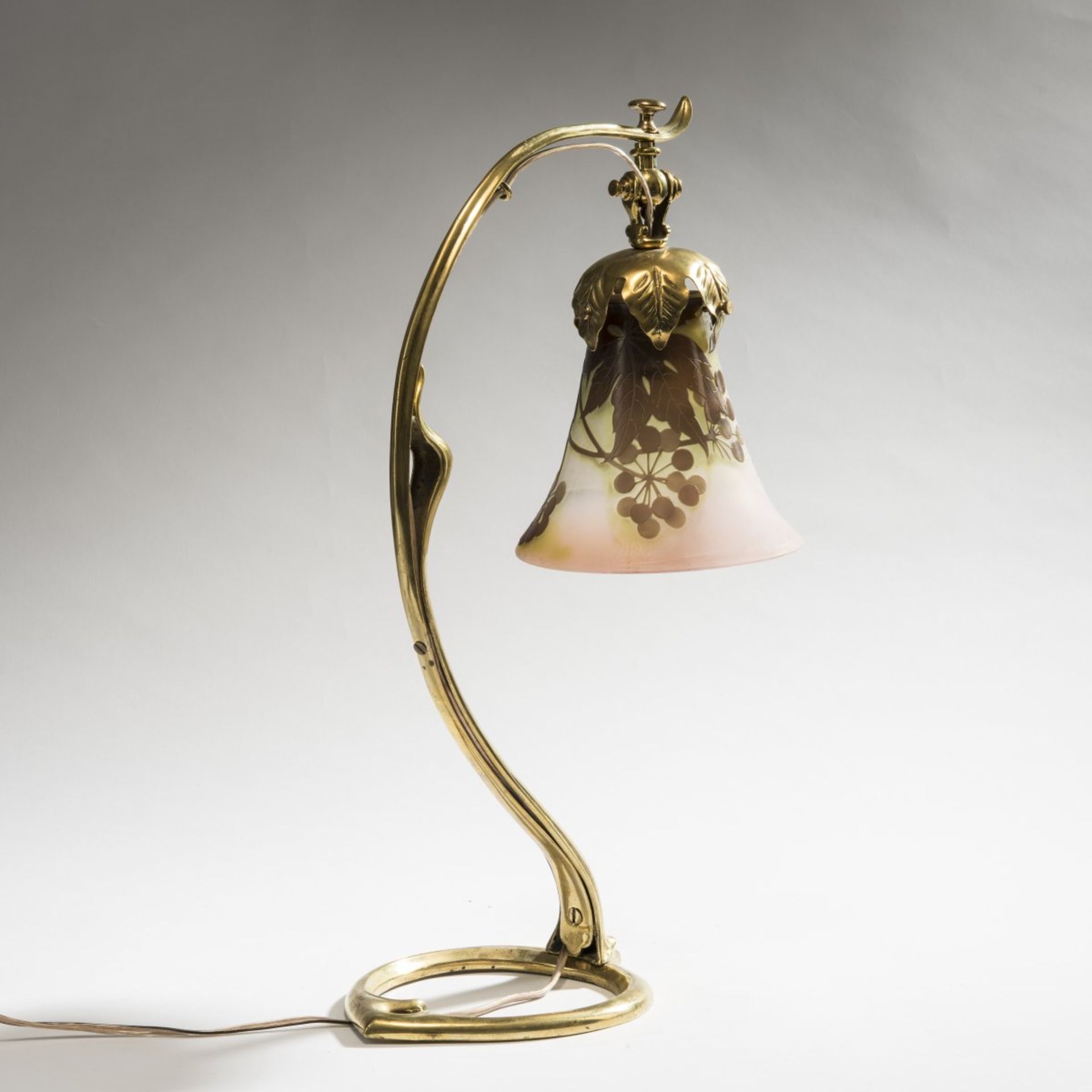 Emile Gallé, Nancy, 'Ombelles' table light, 1902-04 - Bild 5 aus 5