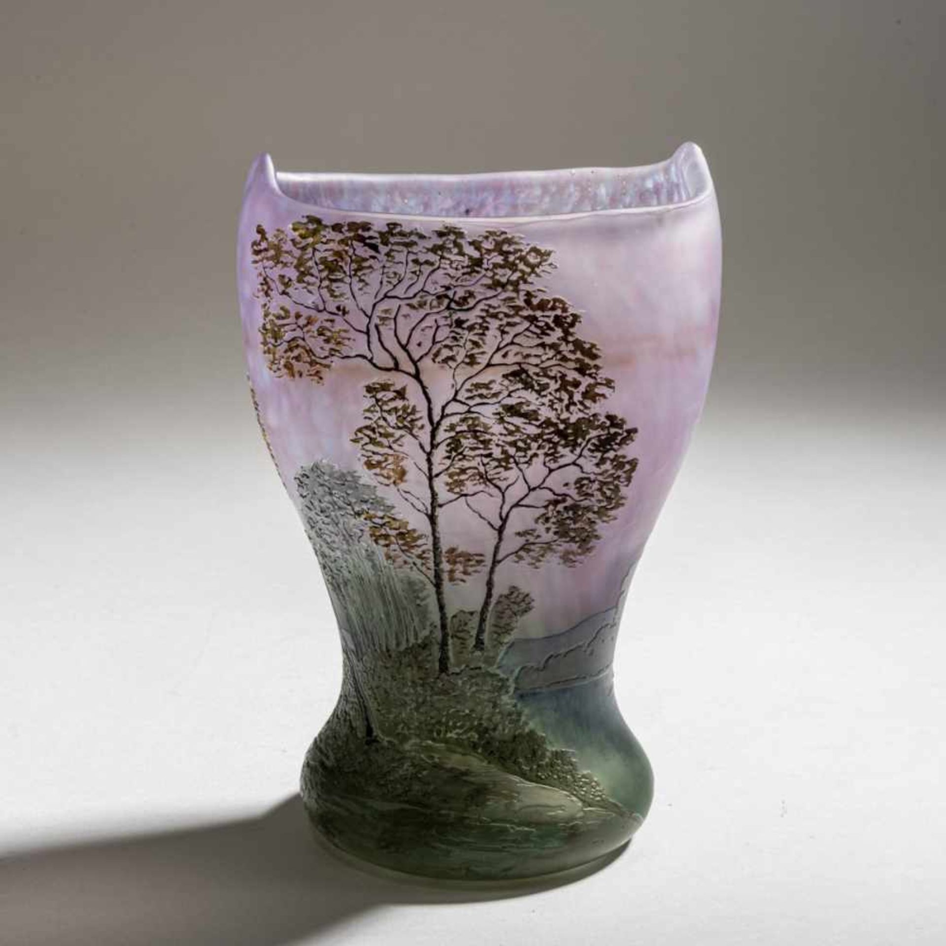 Legras & Cie., Saint-Denis, Vase 'Paysage lacustre', 1910-15 - Bild 2 aus 4